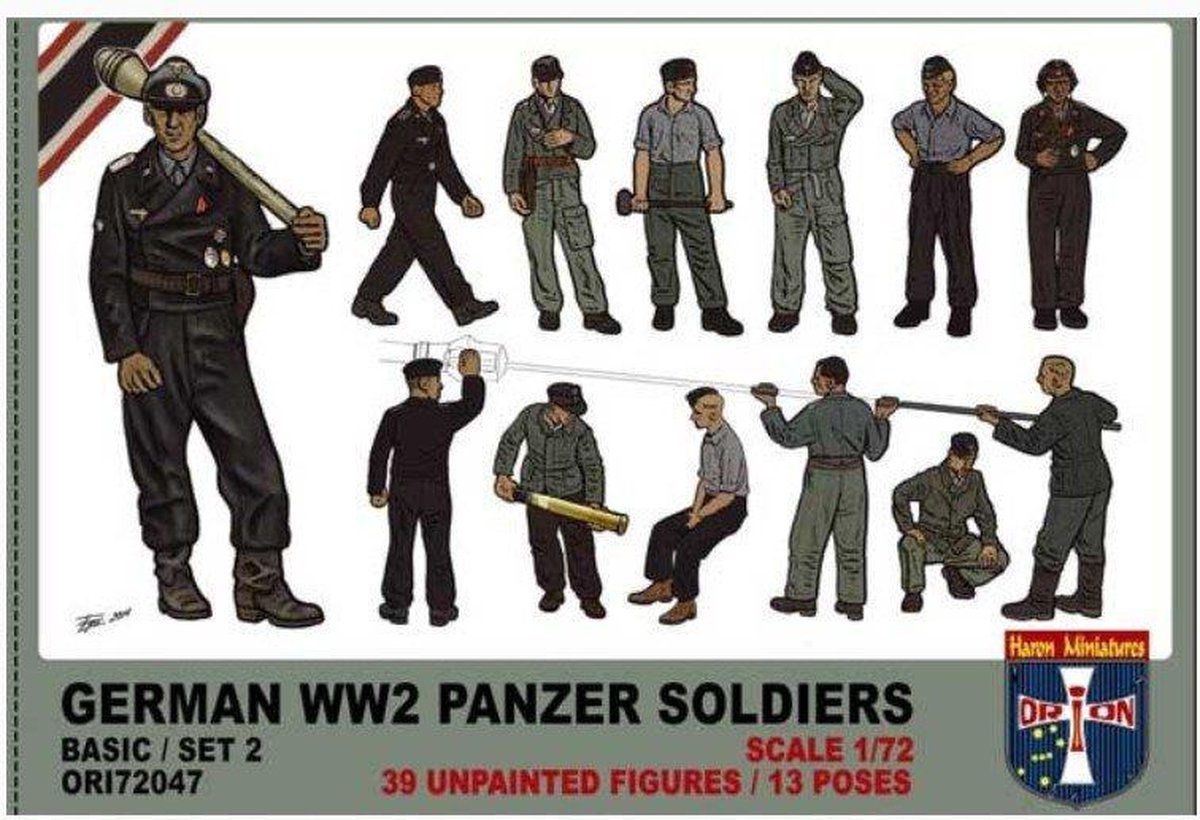 Orion | 72047 | German WW2 Panzer Soldiers set2 | 1:72